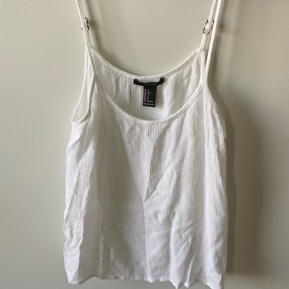 White FOREVER 21 shirt